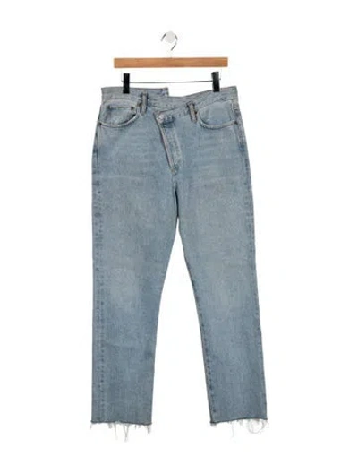 Pre-owned Agolde High-rise Straight Leg Jeans