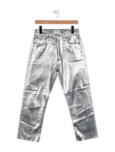 Pre-owned Agolde High-rise Straight Leg Jeans
