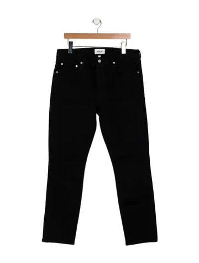 Pre-owned Agolde High-rise Straight Leg Jeans In Black