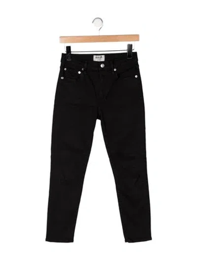Pre-owned Agolde High-rise Straight Leg Jeans In Black