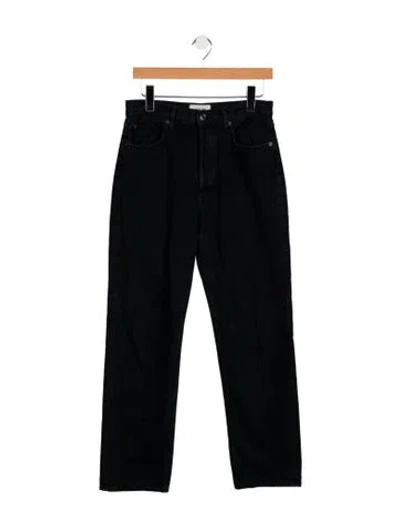 Pre-owned Agolde High-rise Straight Leg Jeans In Blue