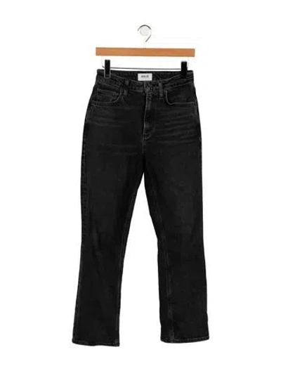 Pre-owned Agolde High-rise Straight Leg Jeans In Blue