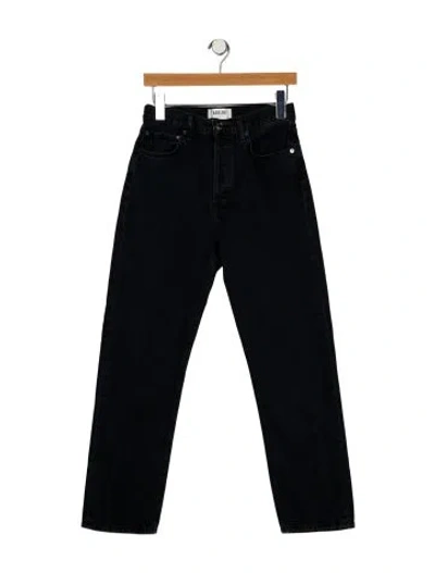 Pre-owned Agolde High-rise Straight Leg Jeans In Blue