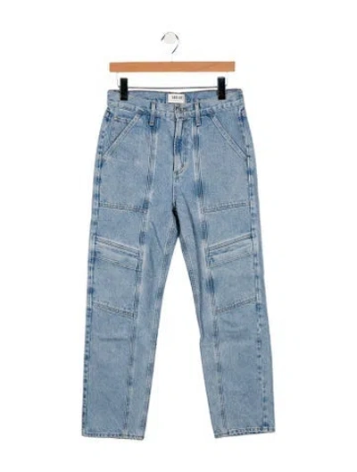 Pre-owned Agolde High-rise Straight Leg Jeans In Blue