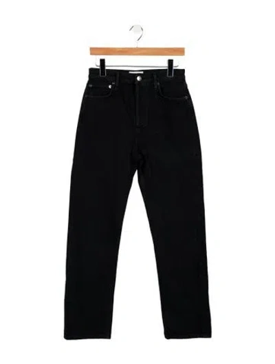 Pre-owned Agolde High-rise Straight Leg Jeans In Blue