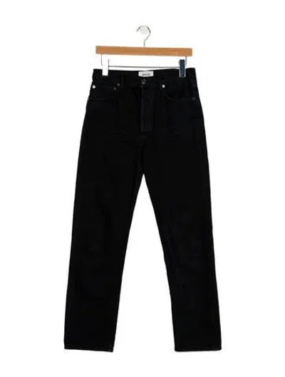 Pre-owned Agolde High-rise Straight Leg Jeans In Blue