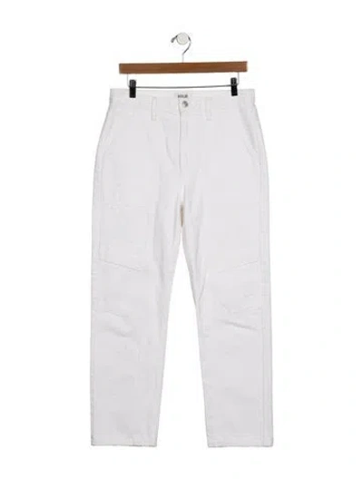 Pre-owned Agolde High-rise Straight Leg Jeans In Blue