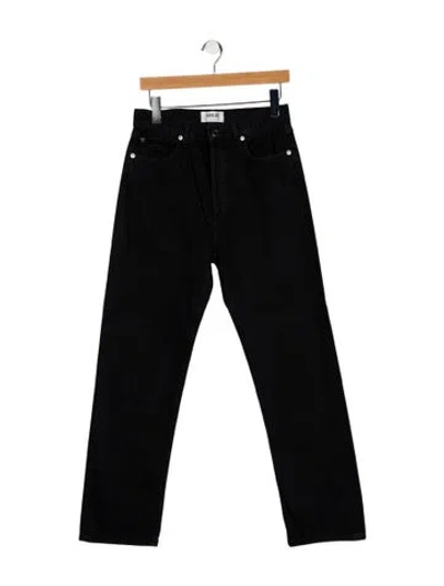 Pre-owned Agolde High-rise Straight Leg Jeans In Blue