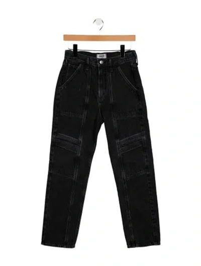 Pre-owned Agolde High-rise Straight Leg Jeans In Blue