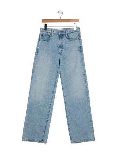 Pre-owned Agolde High-rise Straight Leg Jeans In Blue