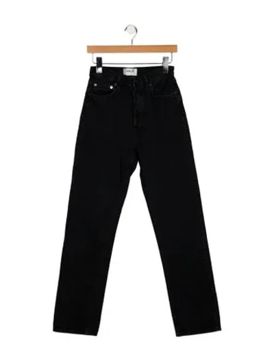 Pre-owned Agolde High-rise Straight Leg Jeans In Blue
