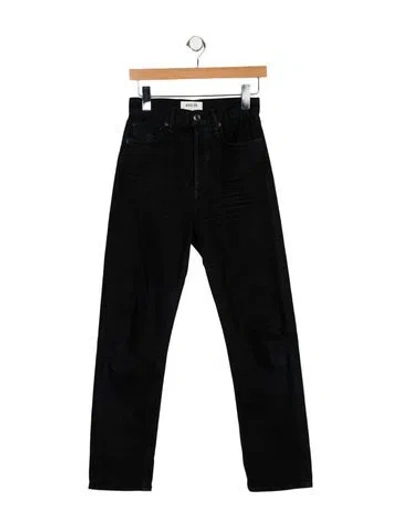 Pre-owned Agolde High-rise Straight Leg Jeans In Blue