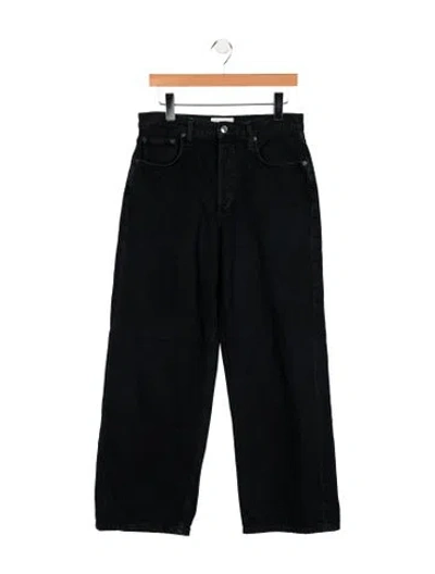 Pre-owned Agolde High-rise Straight Leg Jeans In Blue