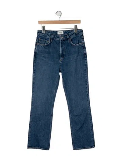 Pre-owned Agolde High-rise Straight Leg Jeans In Blue