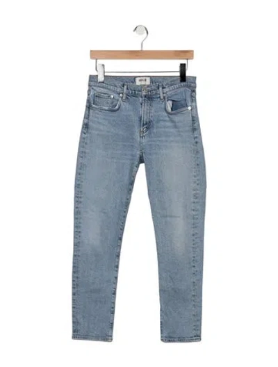 Pre-owned Agolde High-rise Straight Leg Jeans In Blue