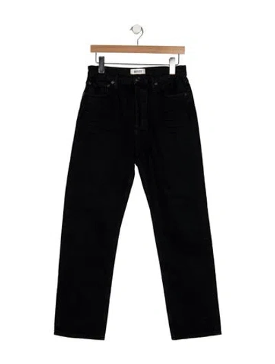 Pre-owned Agolde High-rise Straight Leg Jeans In Blue