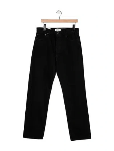 Pre-owned Agolde High-rise Straight Leg Jeans In Blue