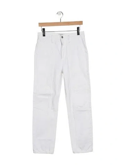 Pre-owned Agolde High-rise Straight Leg Jeans In Blue