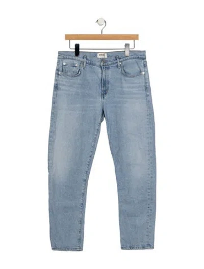 Pre-owned Agolde High-rise Straight Leg Jeans In Blue
