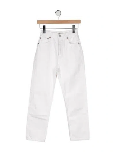 Pre-owned Agolde High-rise Straight Leg Jeans In Multi