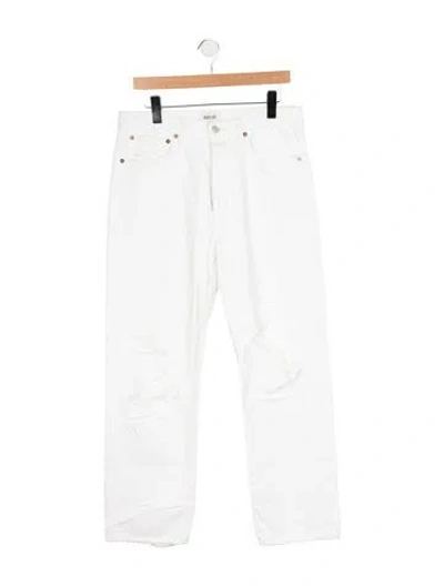 Pre-owned Agolde High-rise Straight Leg Jeans In Multi