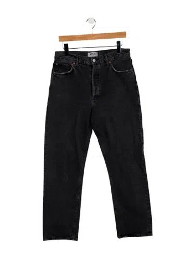 Pre-owned Agolde High-rise Straight Leg Jeans In Multi