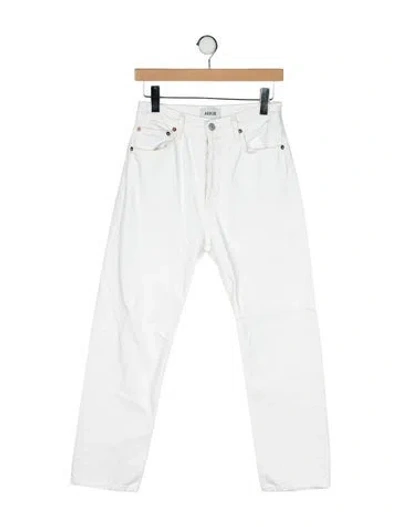 Pre-owned Agolde High-rise Straight Leg Jeans In Multi