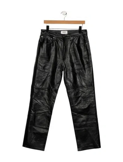 Pre-owned Agolde High-rise Straight Leg Jeans In Multi