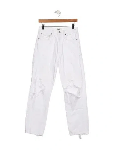 Pre-owned Agolde High-rise Straight Leg Jeans In Multi