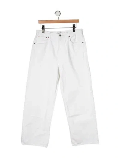 Pre-owned Agolde High-rise Straight Leg Jeans In Multi
