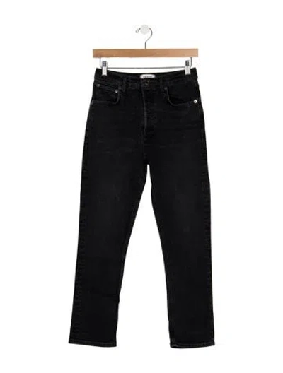 Pre-owned Agolde High-rise Straight Leg Jeans In Multi