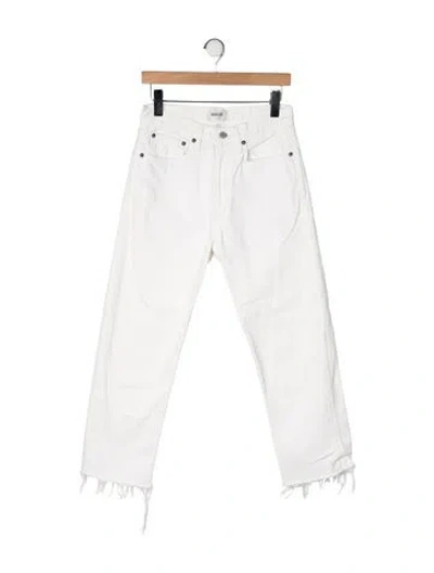 Pre-owned Agolde High-rise Straight Leg Jeans In Multi