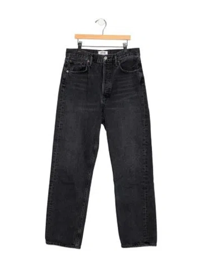 Pre-owned Agolde High-rise Straight Leg Jeans In Multicolor