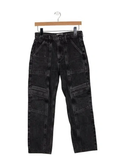Pre-owned Agolde High-rise Straight Leg Jeans In Multicolor