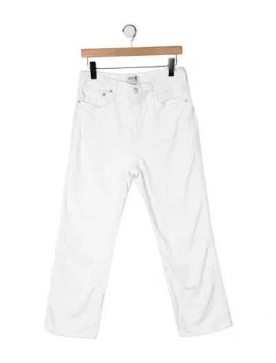 Pre-owned Agolde High-rise Straight Leg Jeans In Multicolor