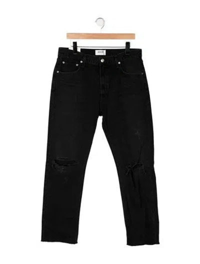 Pre-owned Agolde High-rise Straight Leg Jeans W/ Tags In Black