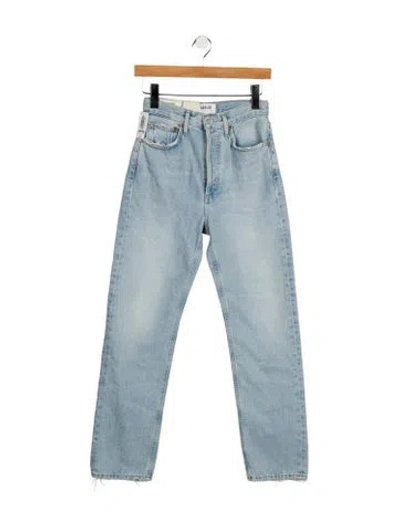 Pre-owned Agolde High-rise Straight Leg Jeans W/ Tags In Blue