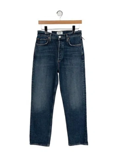 Pre-owned Agolde High-rise Straight Leg Jeans W/ Tags In Blue