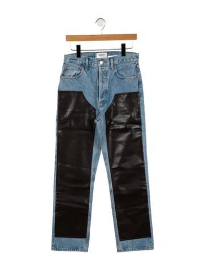 Pre-owned Agolde High-rise Straight Leg Jeans W/ Tags In Blue