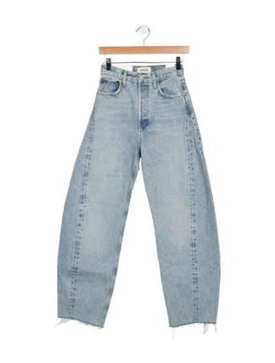 Pre-owned Agolde High-rise Straight Leg Jeans W/ Tags In Blue