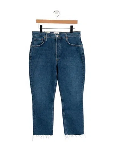 Pre-owned Agolde High-rise Straight Leg Jeans W/ Tags In Blue