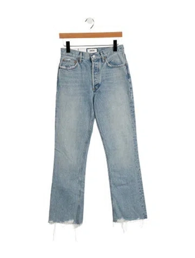 Pre-owned Agolde High-rise Straight Leg Jeans W/ Tags In Blue