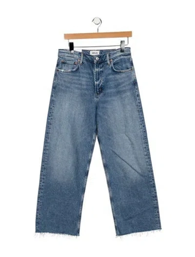 Pre-owned Agolde High-rise Straight Leg Jeans W/ Tags In Blue