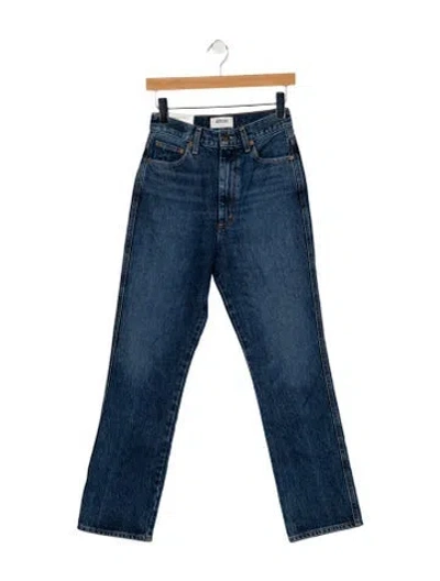 Pre-owned Agolde High-rise Straight Leg Jeans W/ Tags In Blue