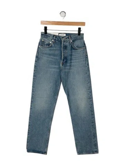 Pre-owned Agolde High-rise Straight Leg Jeans W/ Tags In Blue
