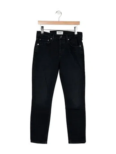 Pre-owned Agolde High-rise Straight Leg Jeans W/ Tags In Blue