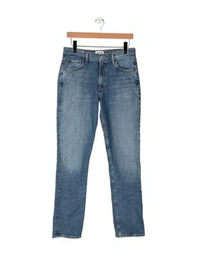 Pre-owned Agolde High-rise Straight Leg Jeans W/ Tags In Blue