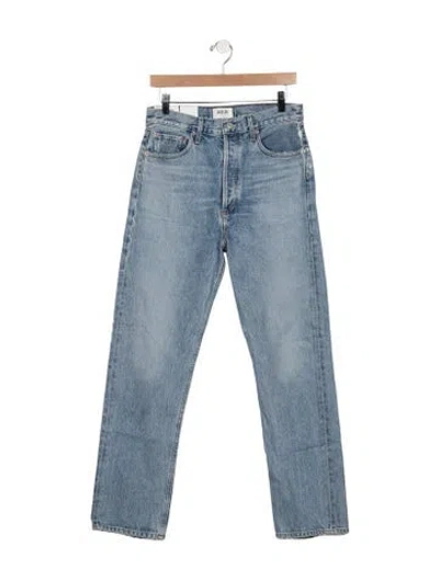 Pre-owned Agolde High-rise Straight Leg Jeans W/ Tags In Blue