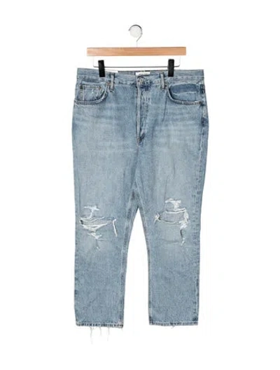 Pre-owned Agolde High-rise Straight Leg Jeans W/ Tags In Blue