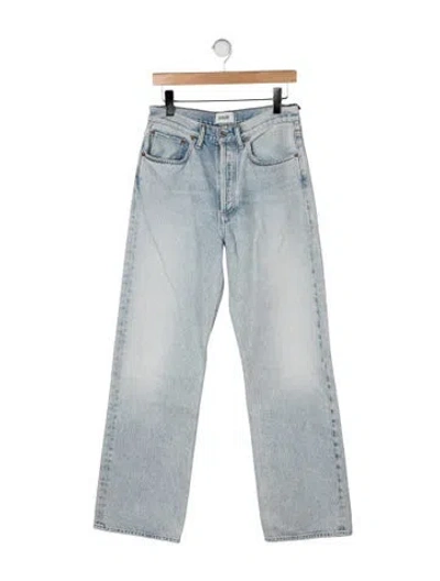 Pre-owned Agolde High-rise Straight Leg Jeans W/ Tags In Blue